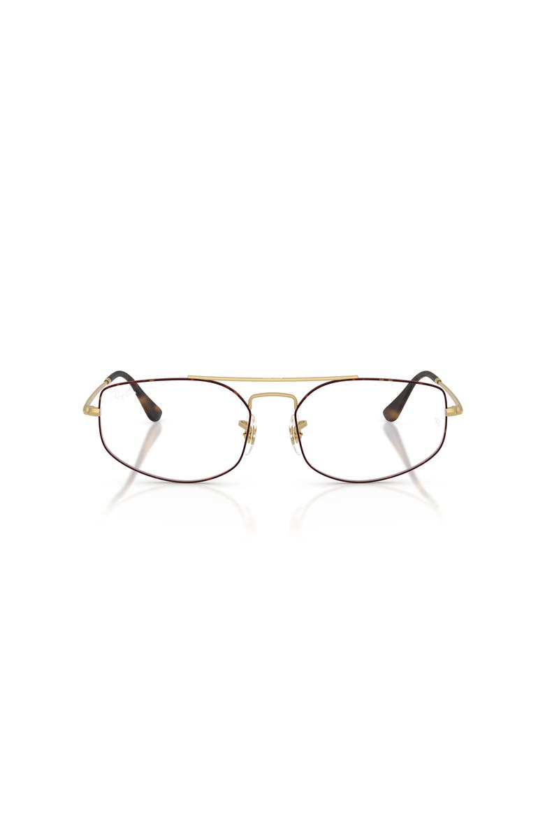56mm Irregular optical glasses, Alternate, color, Tortoise Light