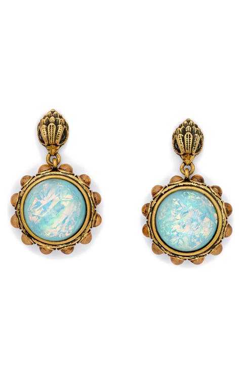 Eagle Crystal Drop Earrings