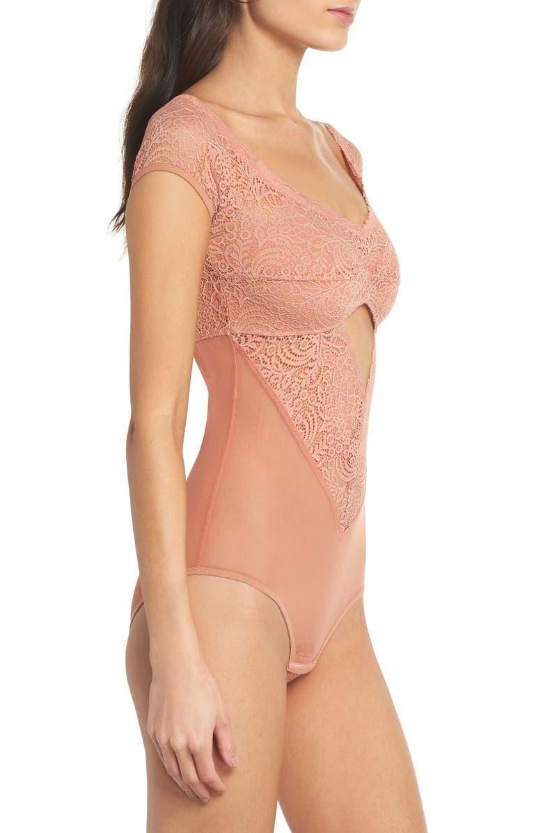 Thistle & Spire Thistle and Spire Marcy Soft Cup Bodysuit, Alternate, color,