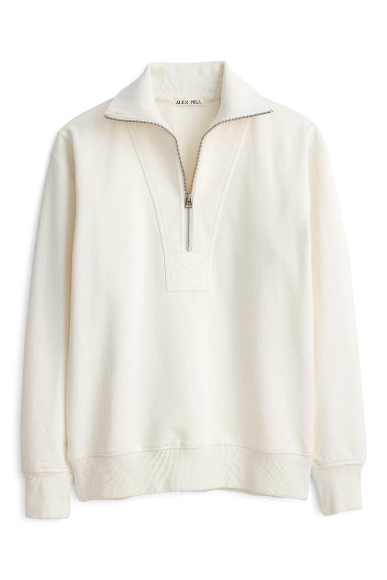 Half Zip Pullover, Alternate, color, NATURAL