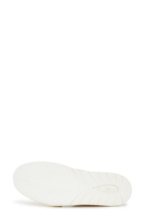 Jbu Elm Flat In Cream Raffia