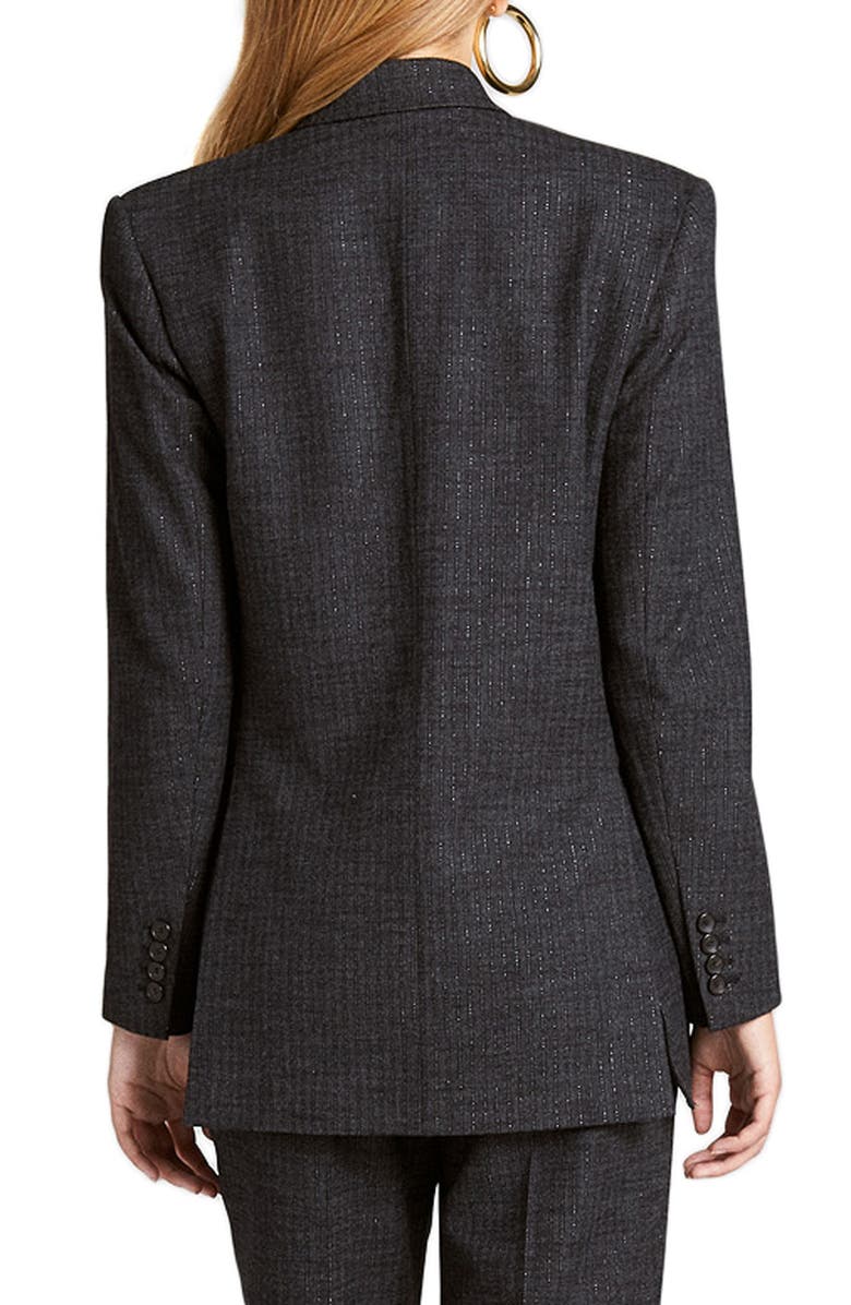 A.L.C. Chadwick Metallic Stripe Double Breasted Blazer, Alternate, color,