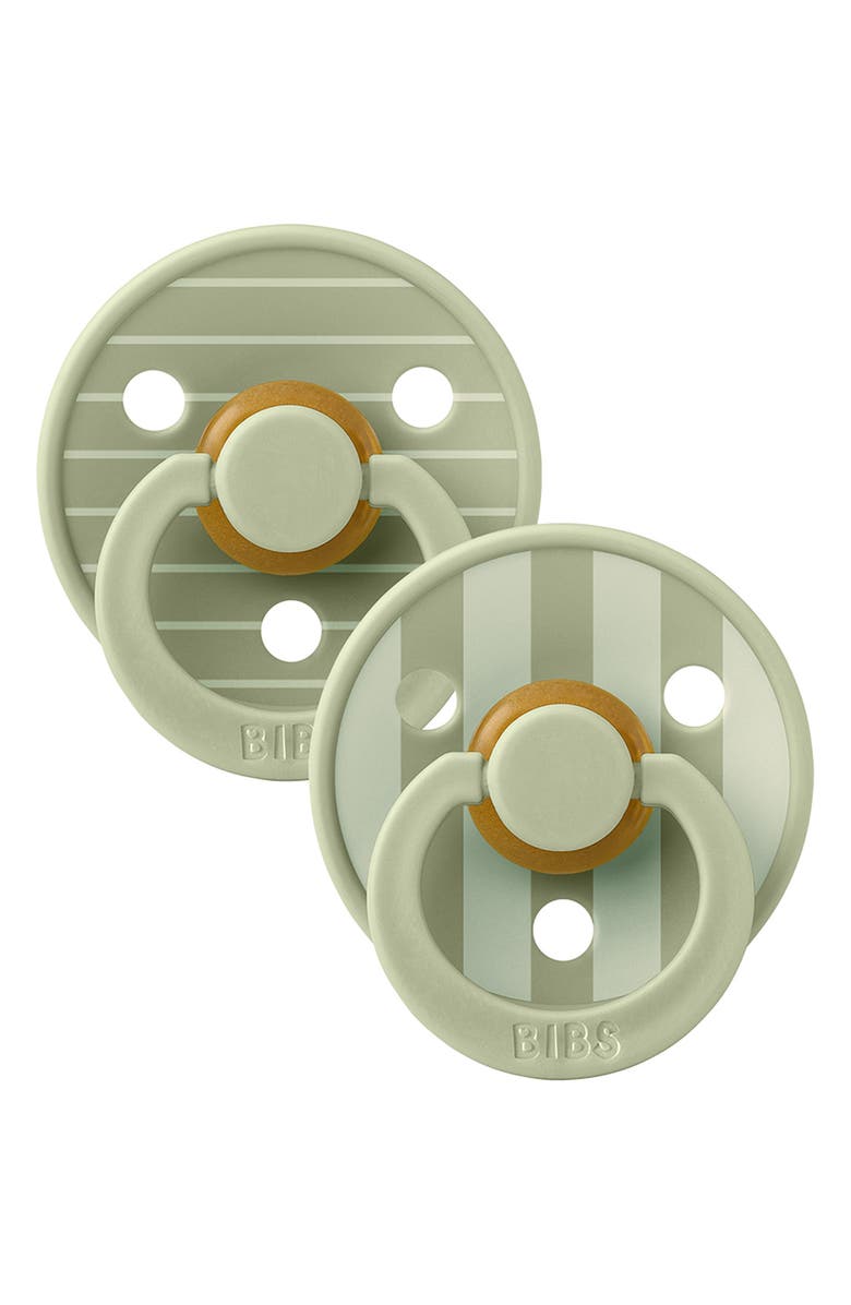 BIBS Studio Colour 2-Pack Pacifiers, Main, color, Sage