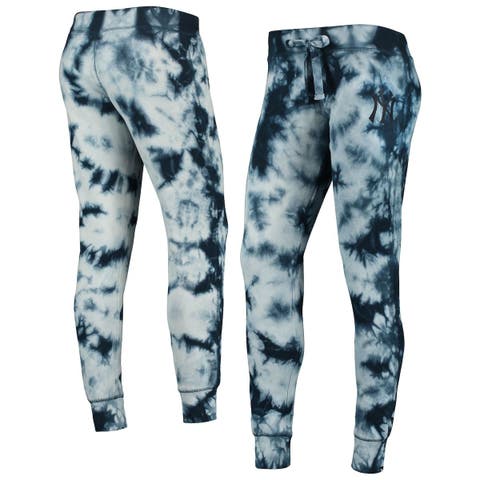 Women's New Era Navy New York Yankees Tie-Dye Jogger Pants