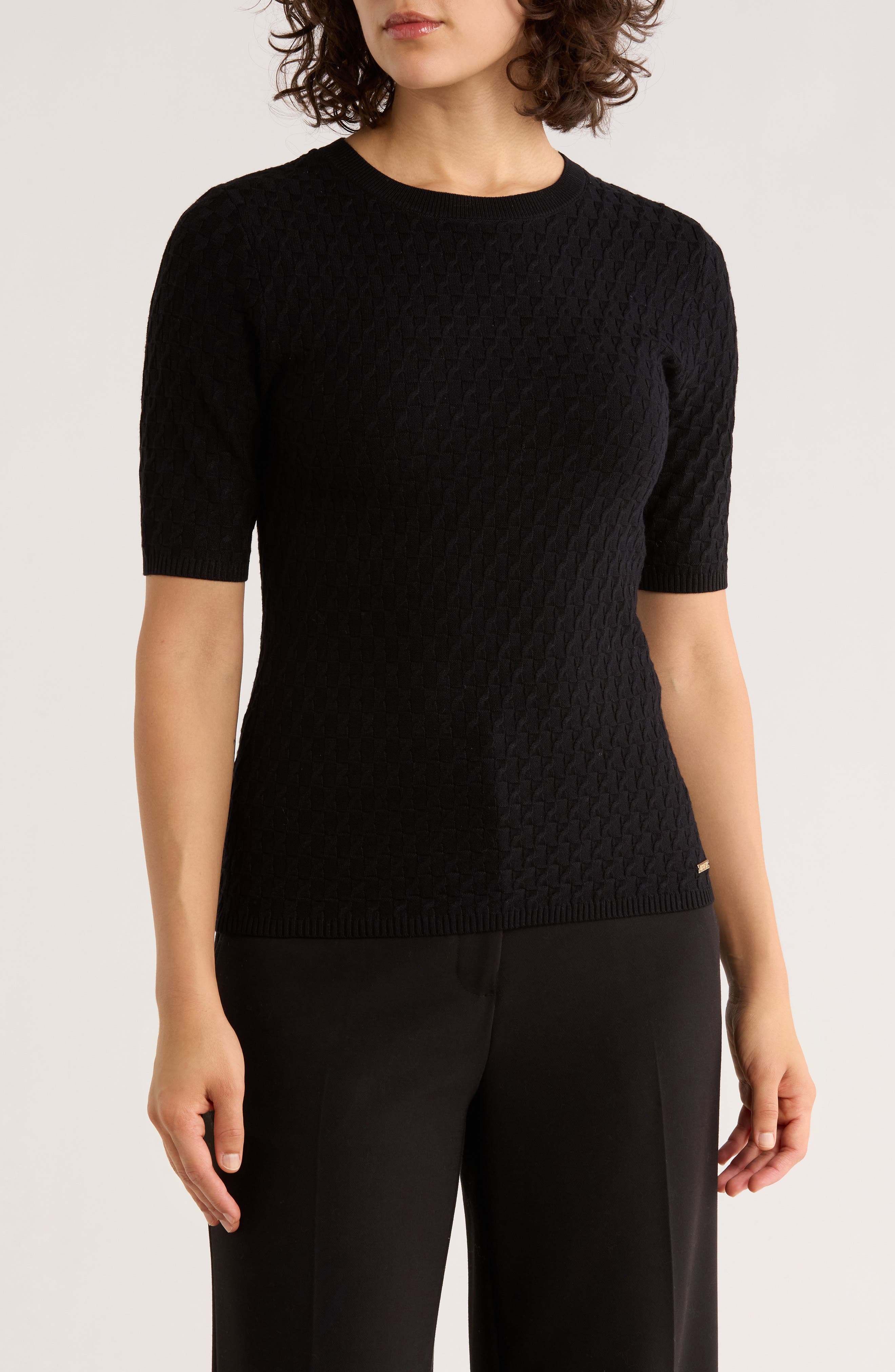 JASON WU Textured Elbow Sleeve Sweater