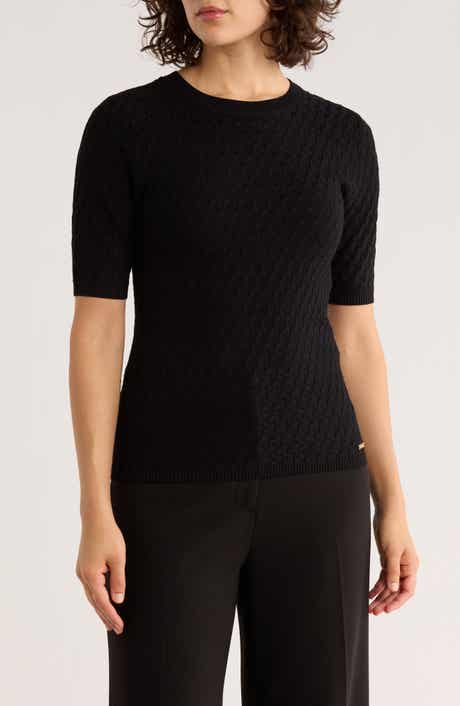 JASON WU Textured Elbow Sleeve Sweater