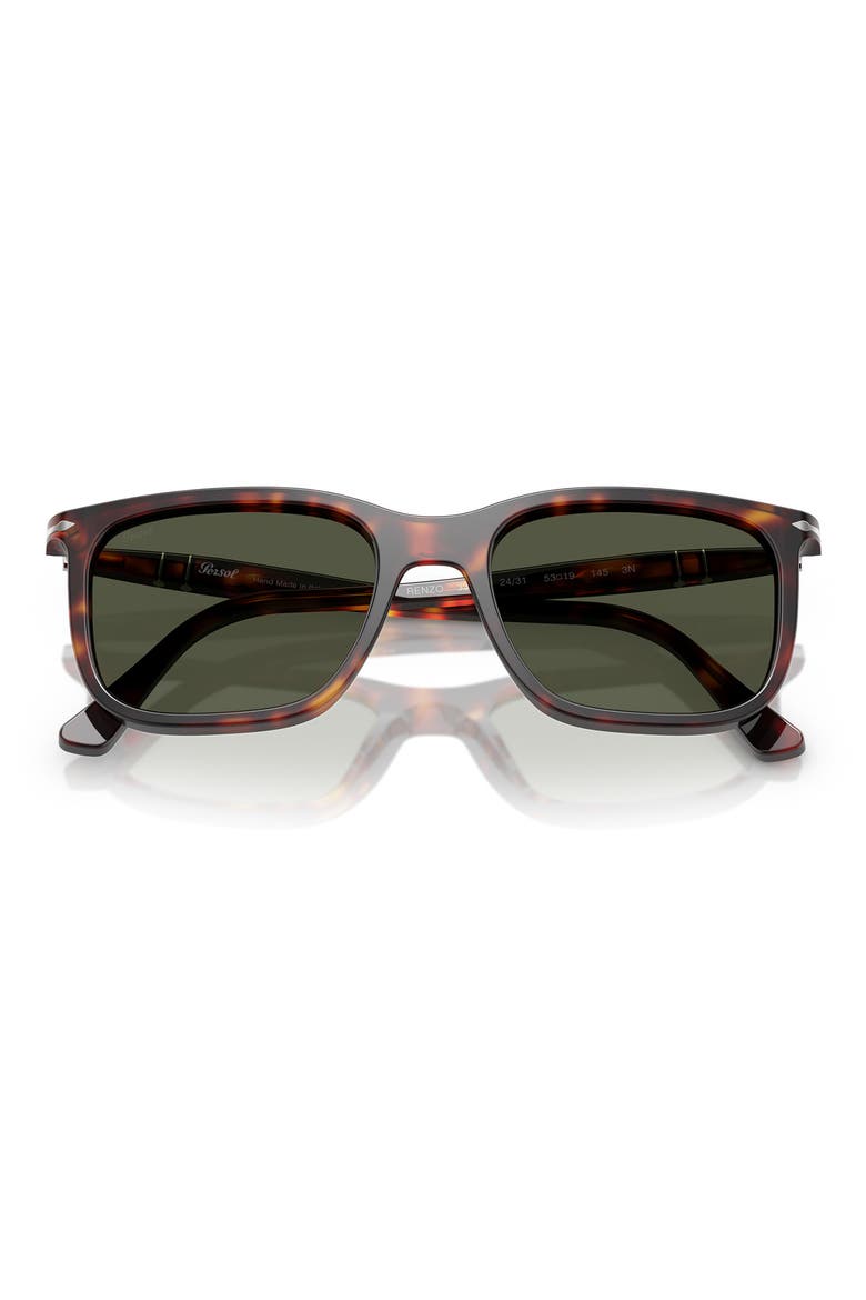 53mm Rectangular Sunglasses, Alternate, color, HAVANA