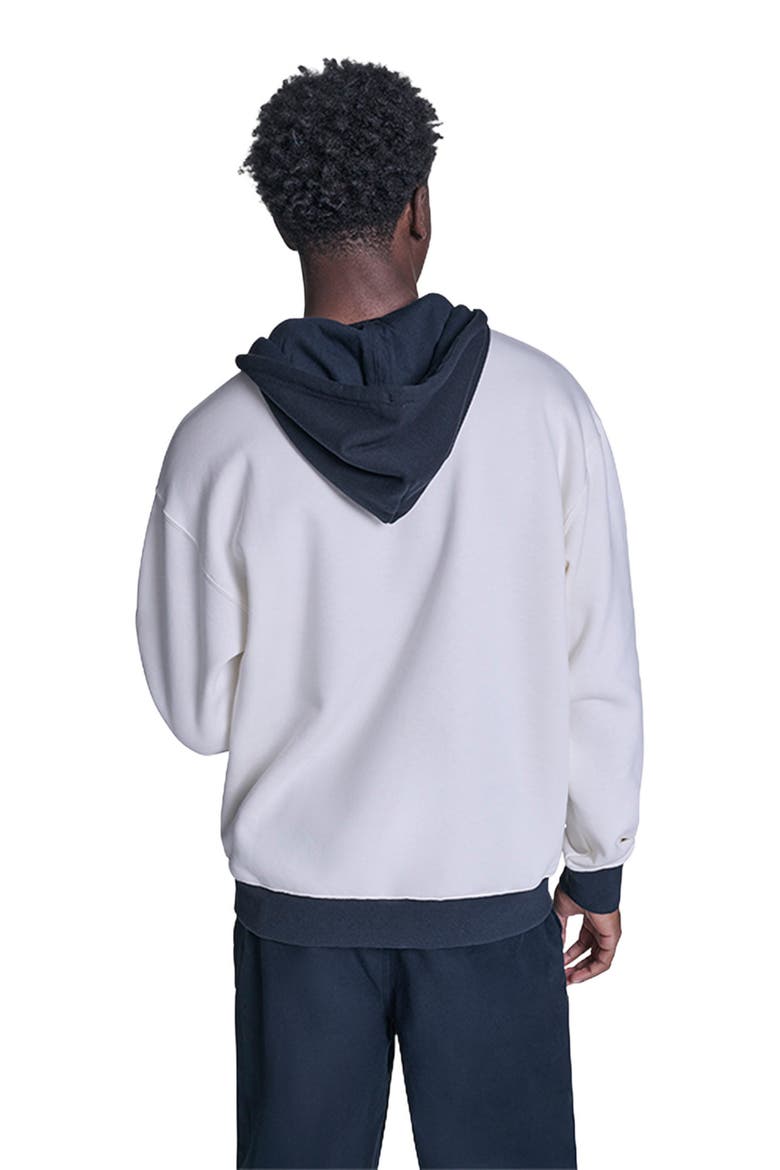 Chuck Taylor Patch Two-Tone Hoodie, Alternate, color, CONVERSE EGRET