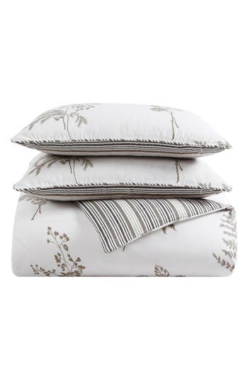 Stone Cottage Willow Cotton Sateen Comforter & Sham Set In Brown