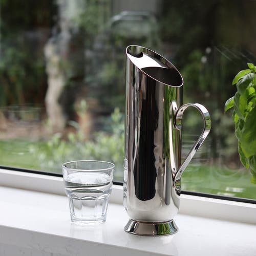 Nick Munro Trombone Water Pitcher In Silver