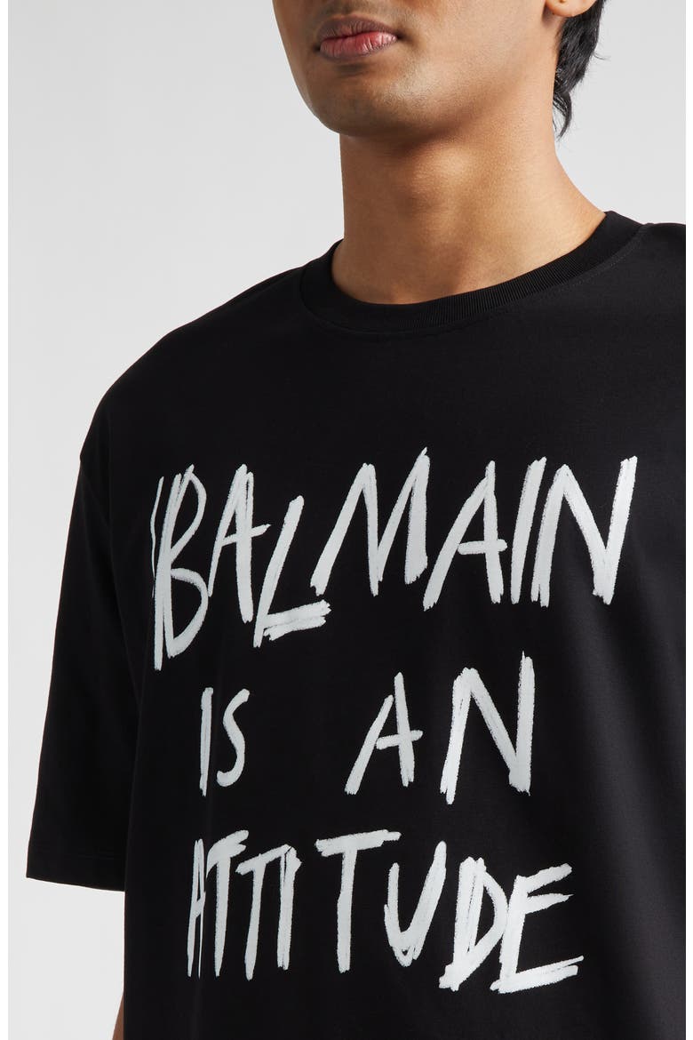 Attitude Graphic T-Shirt, Alternate, color, EAB BLK/ WHITE