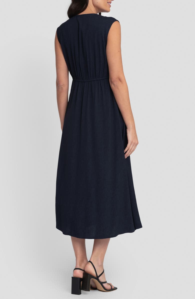 Seraphine Empire Waist Maternity Midi Dress, Alternate, color, 