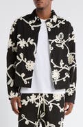 HONOR THE GIFT Floral Ribbon Cotton Blend Jacket