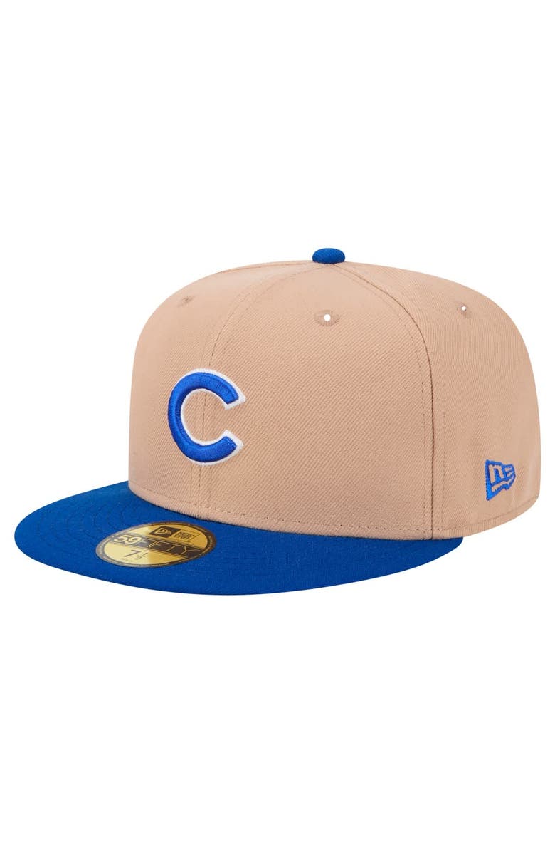 New Era Men's New Era Khaki Chicago Cubs 59FIFTY Fitted Hat, Alternate, color, Khaki