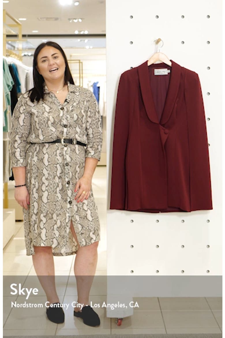 Boss Lady Cape Minidress video