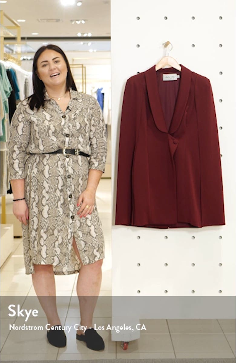 Boss Lady Cape Minidress, sales video thumbnail