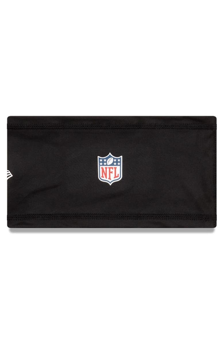 New Era Black San Francisco 49ers COOLERA Official Training Camp Headband, Alternate, color, 