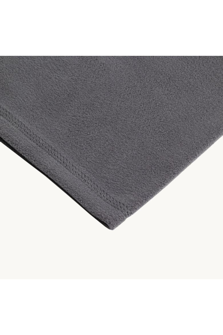 Single-Layer Fleece Neck Warmer, Alternate, color, Graphite