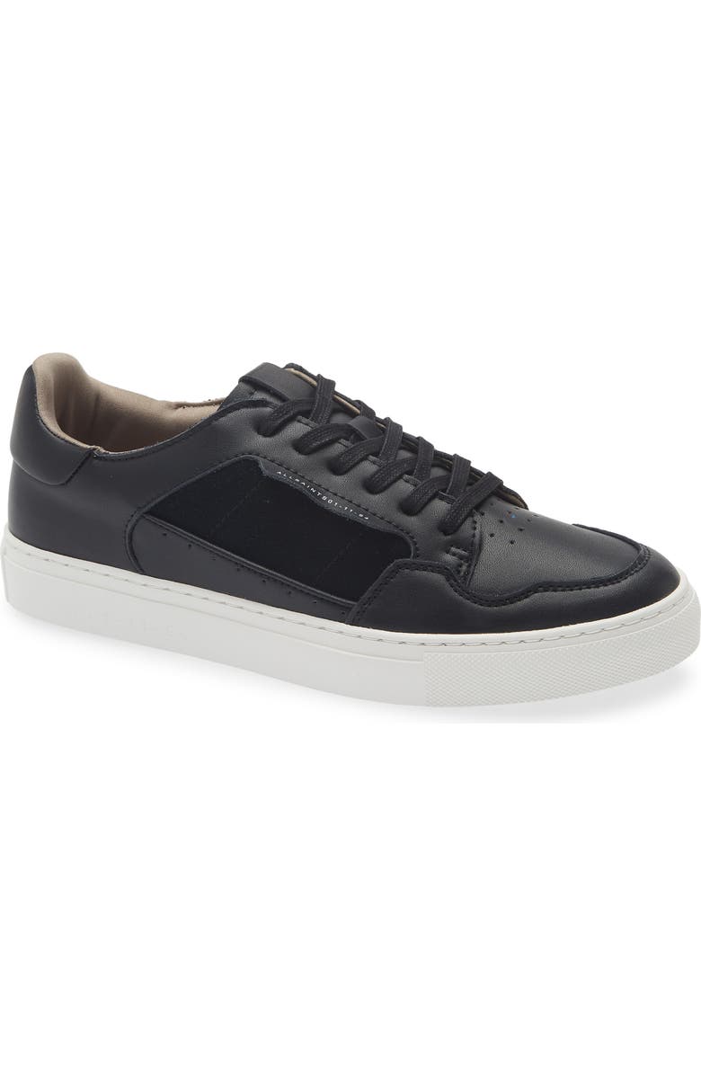 AllSaints Alton Low Top Sneaker, Main, color, Black/ White