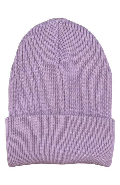 Rib Knit Cuff Beanie