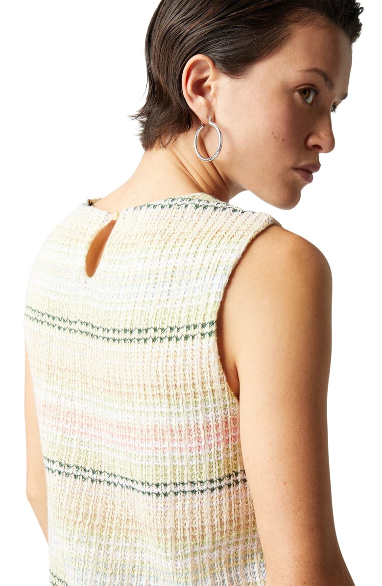 Missoni Sleeveless Dress In Cotton Blend With Caperdoni Motif, Alternate, color, 