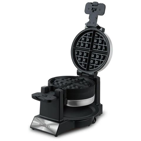 Rotating Double Belgian Waffle Maker