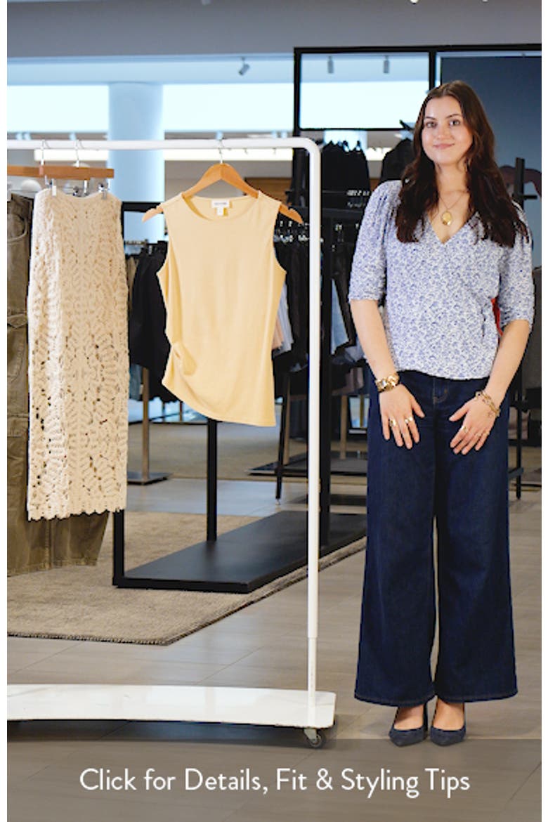 Asymmetric Rib Cotton Tank video