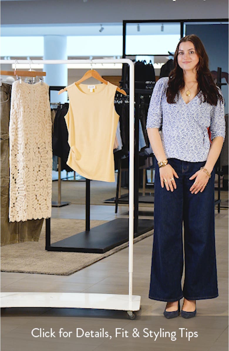 Asymmetric Rib Cotton Tank, sales video thumbnail