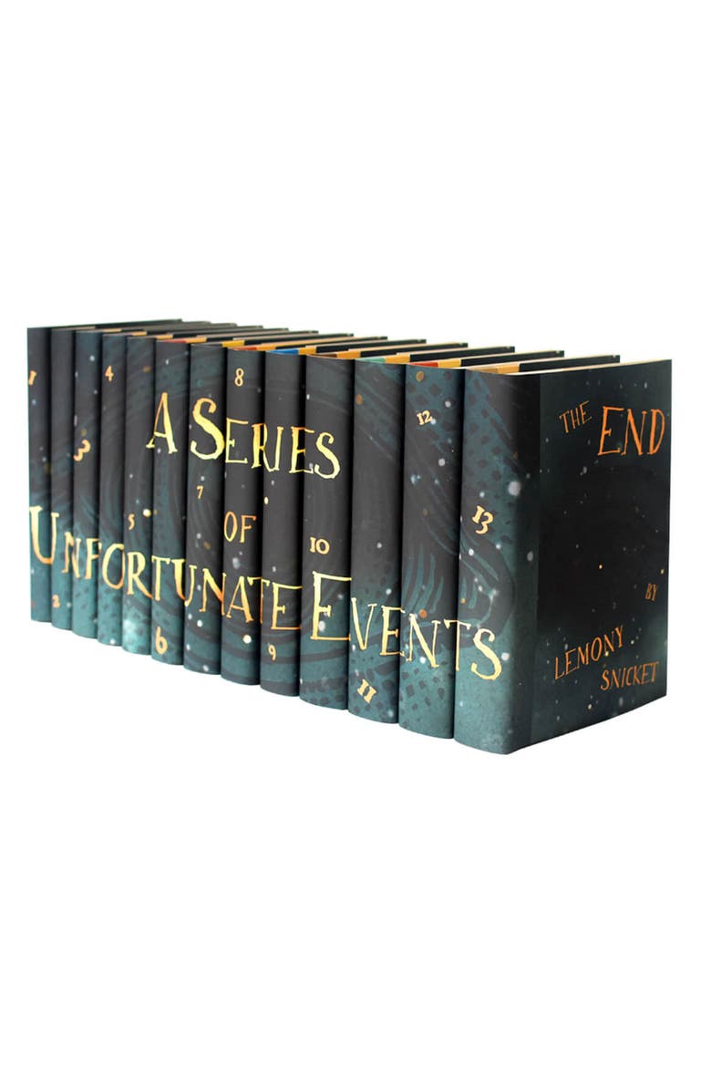 Lemony Snicket's A Series of Unfortunate Events Book Set, Alternate, color, Teal