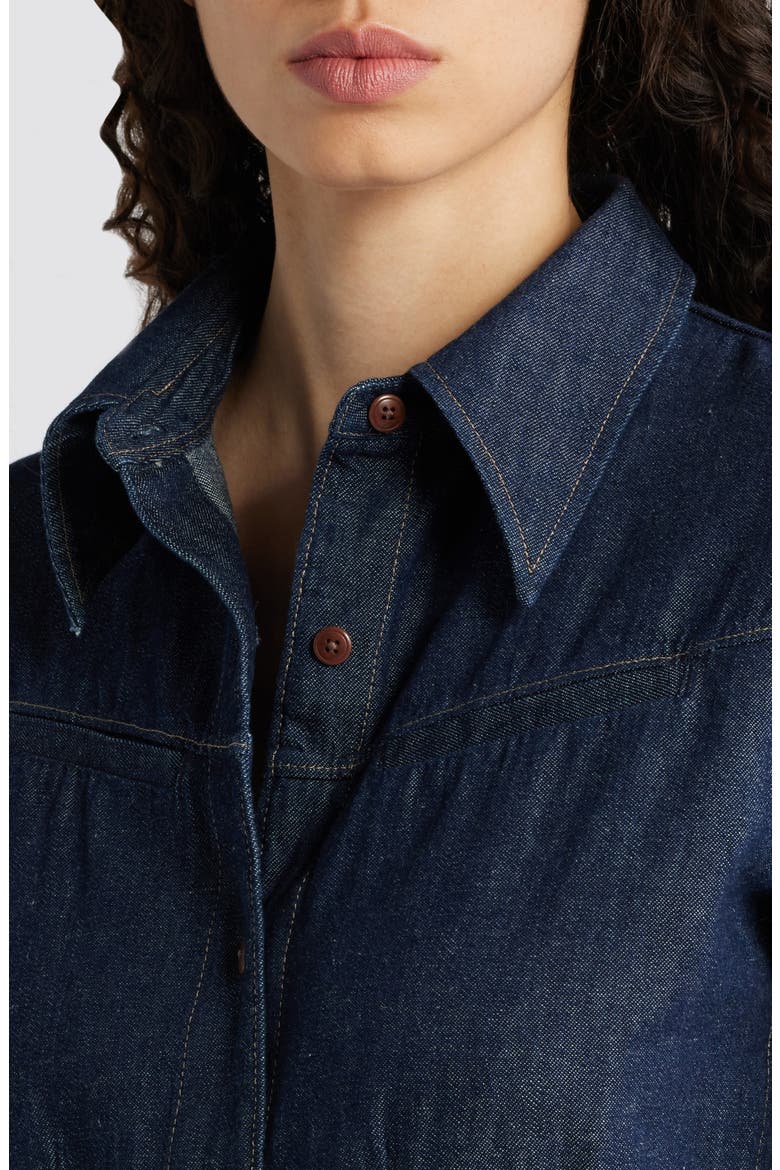Dilenea Long Sleeve Denim Dress, Alternate, color, MEDIUM BLUE