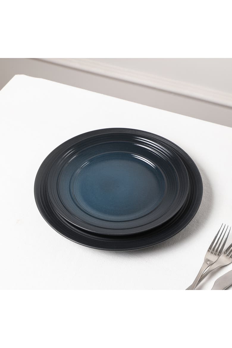 Celeste Stoneware 12-Piece Dinnerware Set, Alternate, color, Blue
