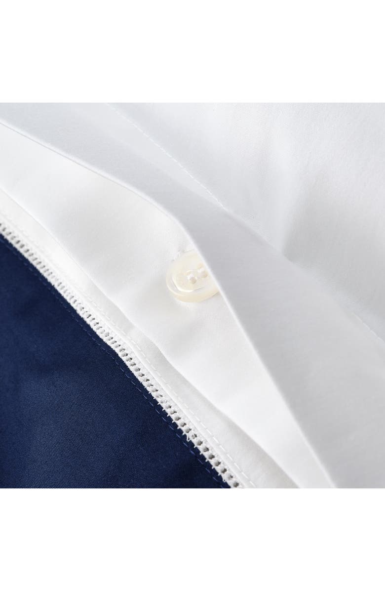 Ralph Lauren Organic Cotton Sateen Border Duvet Cover, Alternate, color,