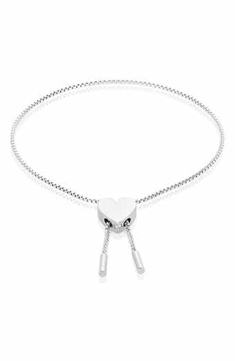 Adornia Heart Bolo Bracelet