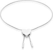 Adornia Heart Bolo Bracelet