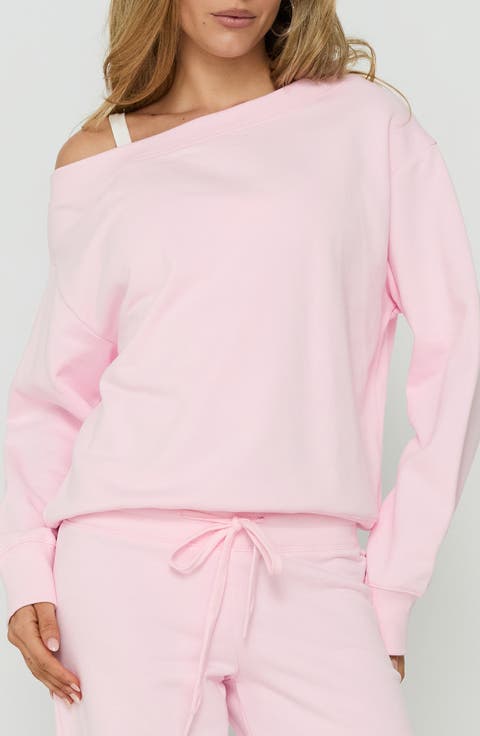 Wellness One-Shoulder Sweatshirt