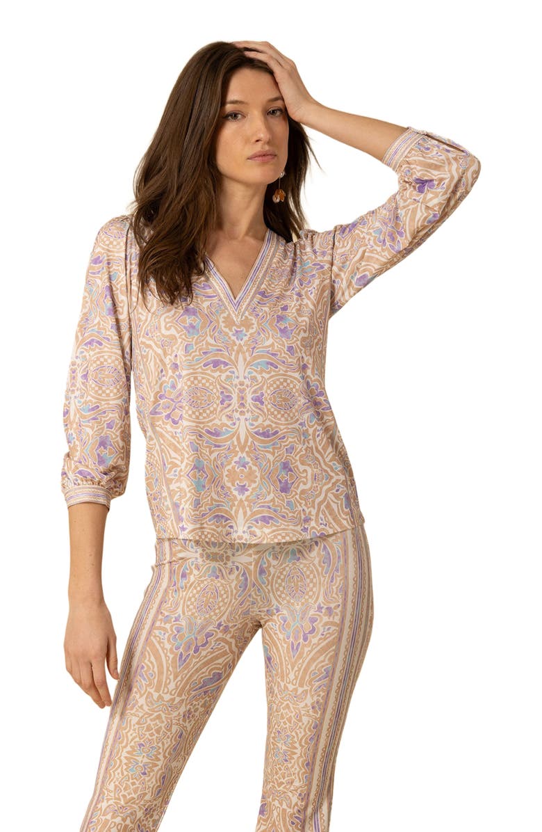 Hale Bob Meredith Jersey Top, Alternate, color,