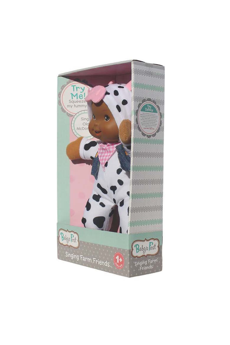 12" Soft Body Baby Doll with Farm Animal Friends, Alternate, color, Multicolored