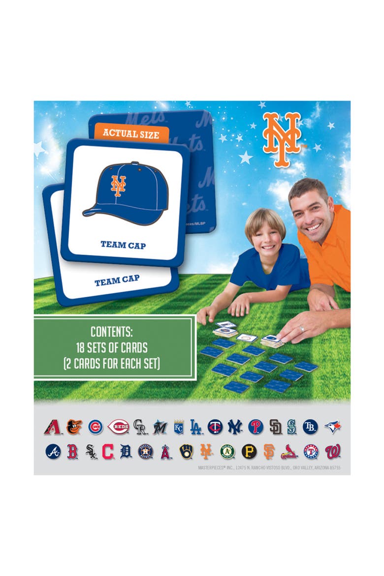 New York Mets Matching Game, Alternate, color, Multicolor