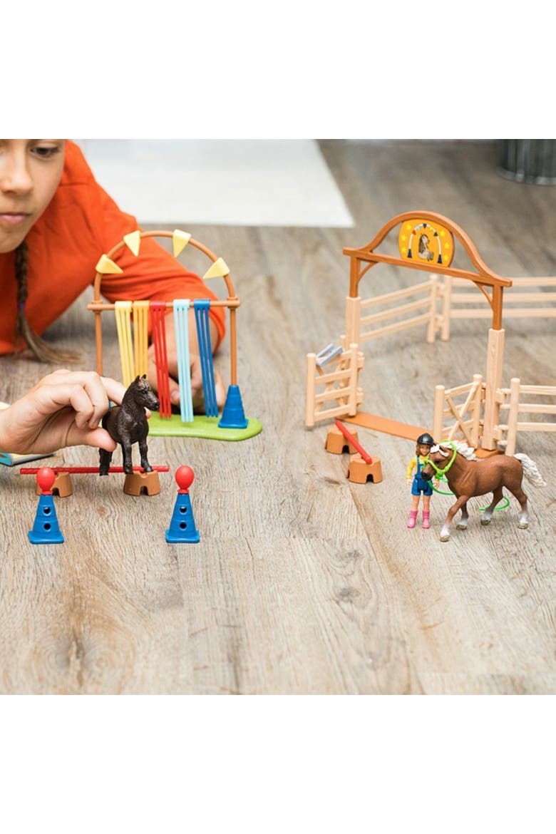 Farm World Pony Agility Training, 41 Pieces, Kids, Alternate, color, Multicolored