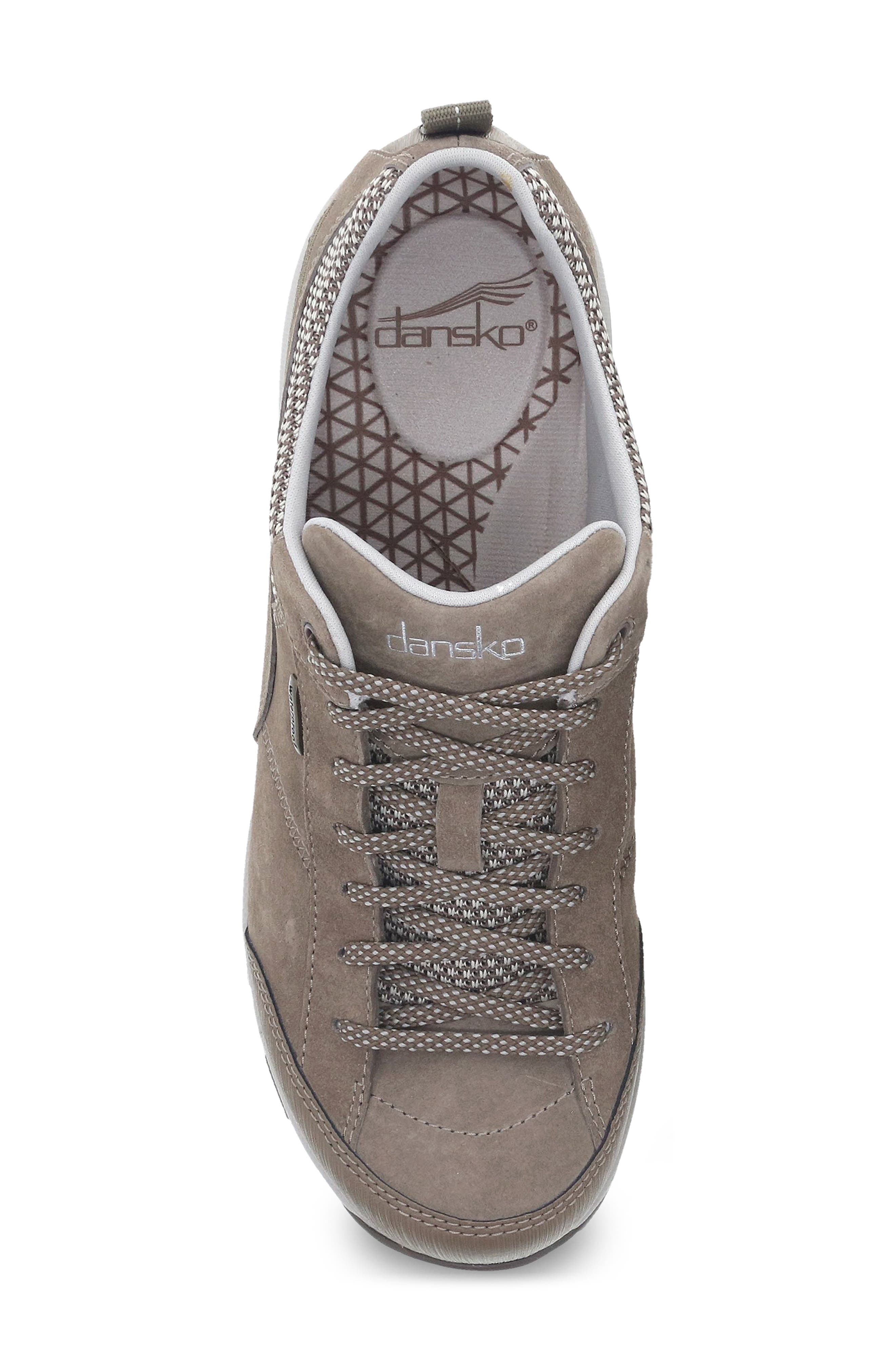 'Paisley' Waterproof Sneaker, Alternate, color, DARK WALNUT