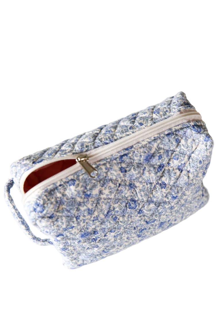 Make-up Pouch - Large, Alternate, color, Blue Blossom