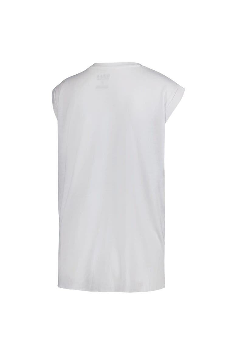 Women's WEAR by Erin Andrews White Colorado Buffaloes Coach Prime Working Sleeveless Muscle T-Shirt, Alternate, color, White
