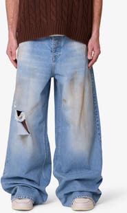 mnml Baggy Distressed Rave Denim Jeans