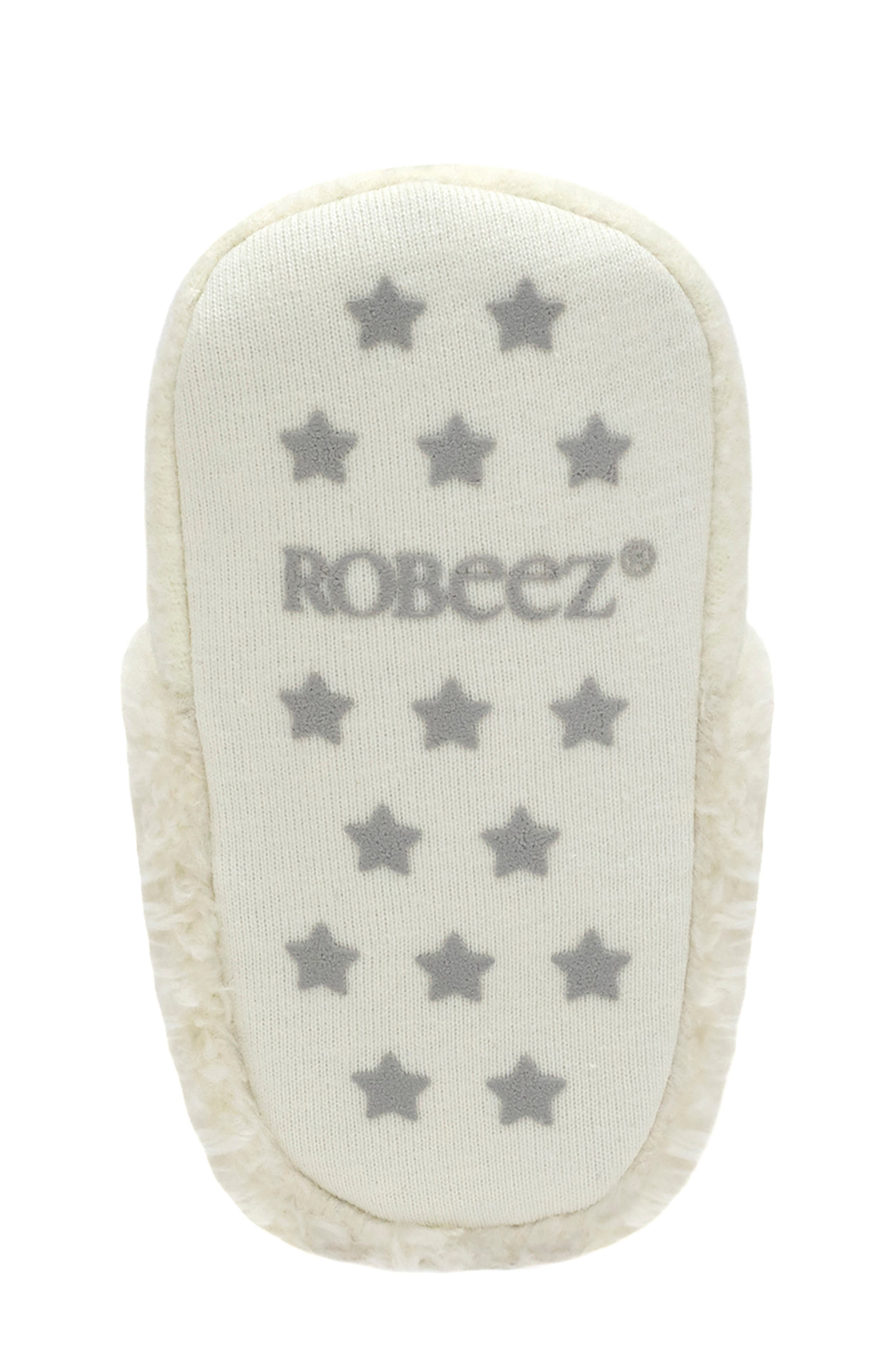 Robeez<sup>®</sup> Sullivan Faux Shearling Bootie, Alternate, color, Ivory