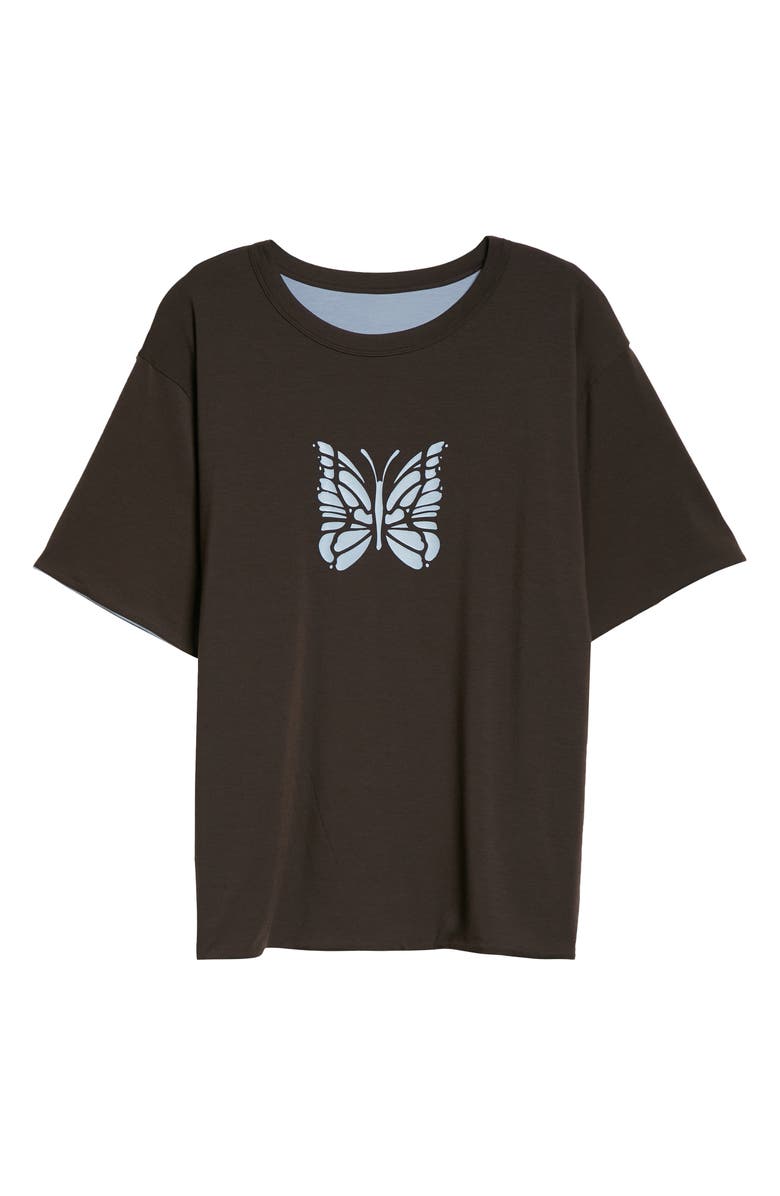 Needles Reversible Papillon Logo Graphic Tee, Alternate, color,