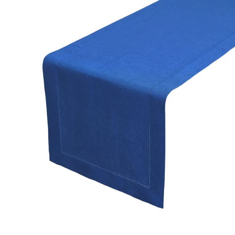 Linen Table Runner - Classic Hemstitch