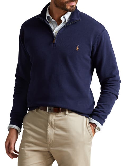 Big & Tall Estate Rib Half-Zip Pullover