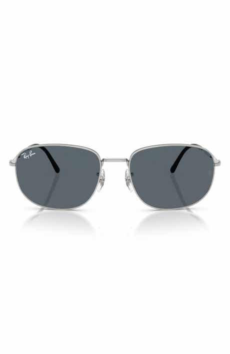 Ray-Ban 60mm Polarized Gradient Pillow Sunglasses
