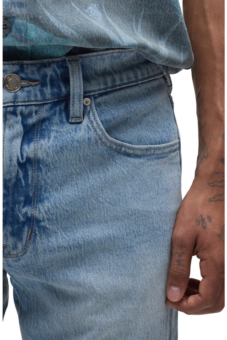 Walker Laser Print Kick Flare Jeans, Alternate, color, SPRING BREAK