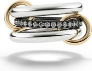Spinelli Kilcollin Libra Linked Pavé Diamond Rings